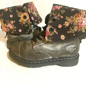 Dr. Martens air wait triumphs 1914 floral leather lace boots women’s